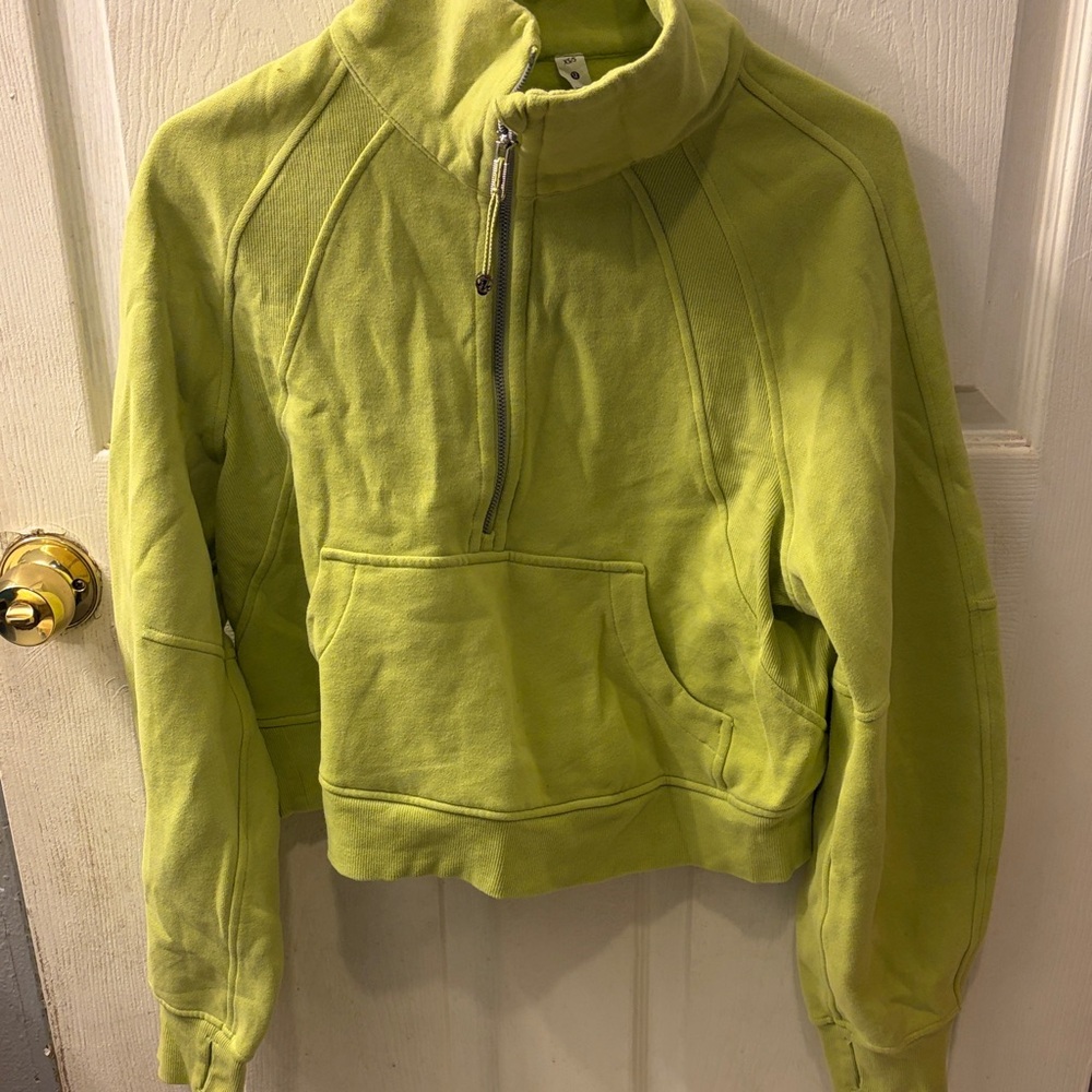 Lululemon Scuba Oversized Half-Zip Hoodie – Size XS/S – Wasabi